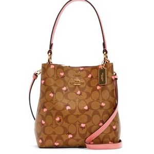 Coach STB Bag in Signature Canvas w/ Heart Print
